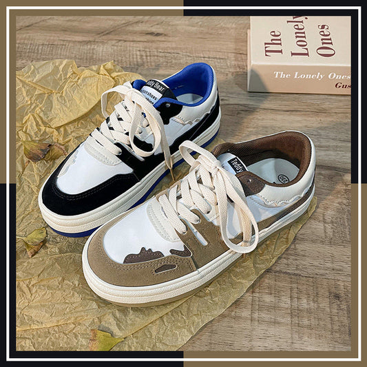 Tenis Retro Casual para Niña con Combinación de Colores - Image 2