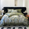 Juego de Cama de Algodón Premium Estilo Campestre con Flores Digitales