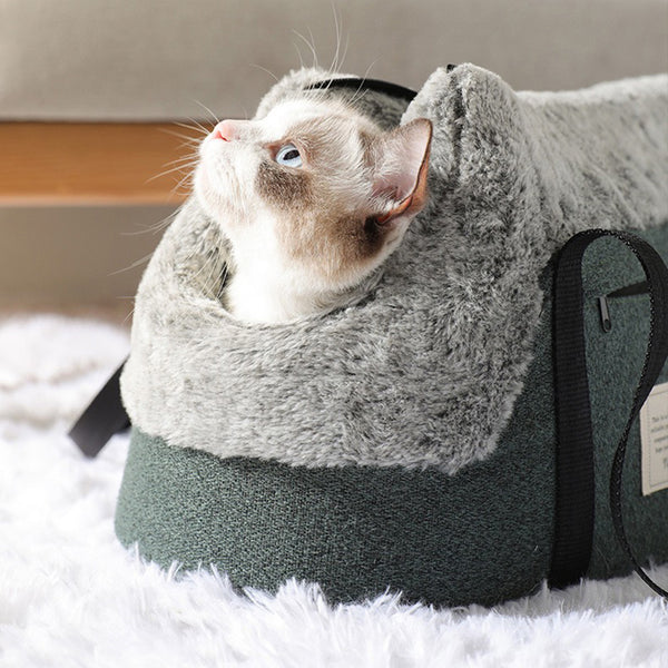 Mochila Transportadora Térmica para Gatos - Viaja Cómodo con tu Mascota