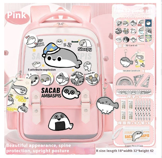 Mochila Escolar Ergonómica Turtle - Gran Capacidad y Alivio de Carga - Image 7