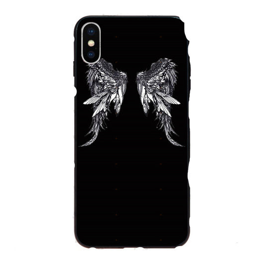 Funda para iPhone con Alas de Ángel y Demonio - Diseño Dual Simbólico - Image 5