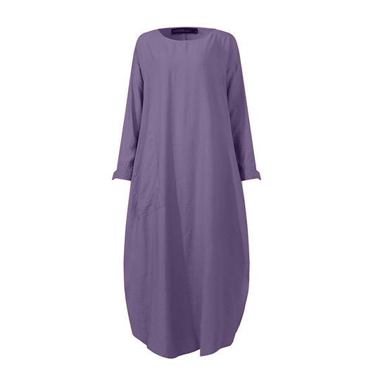 Vestido Camisa de Manga Larga - Image 13