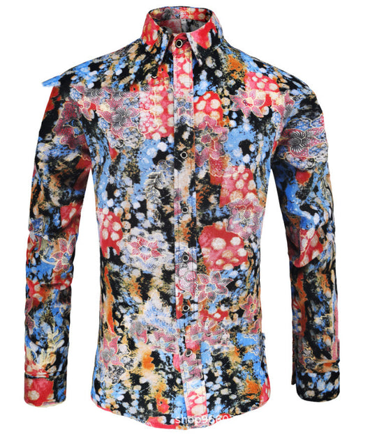 Camisas de Lino y Algodón para Hombre con Estampado - Colección Otoño