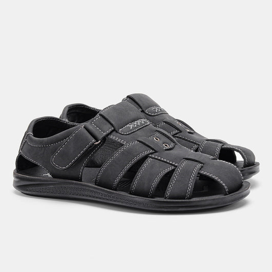 Sandalias de Cuero para Hombre Estilo Casual Hipster Ligeras y Cómodas - Image 5