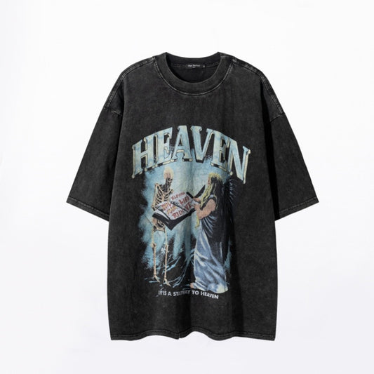 Playera de Calavera Estampada para Hombre
