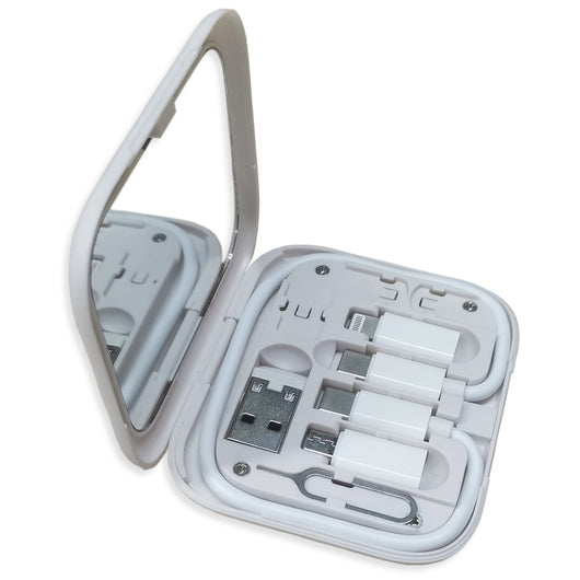 Organizador Multifuncional con Espejo, Cargador y Soporte para Celular - Image 9