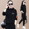 Sudadera Deportiva Holgada con Capucha para Mujer - Conjunto Casual Moderno