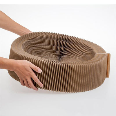 Rascador Corrugado Plegable Orgánico para Gatos - Afilador de Garras Premium - Image 14