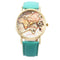 Reloj Vintage con Mapa Mundi