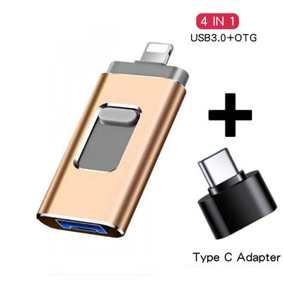 Pendrive Multifuncional 4 en 1 para Móvil - Metal Premium - Image 20
