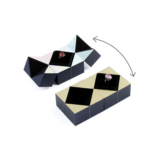 Caja de Anillo Personalizada Cubo Mágico - Propuesta de Matrimonio - Image 2