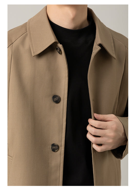 Chaqueta Suelta de Solapa para Hombre - Corte Medio - Image 9