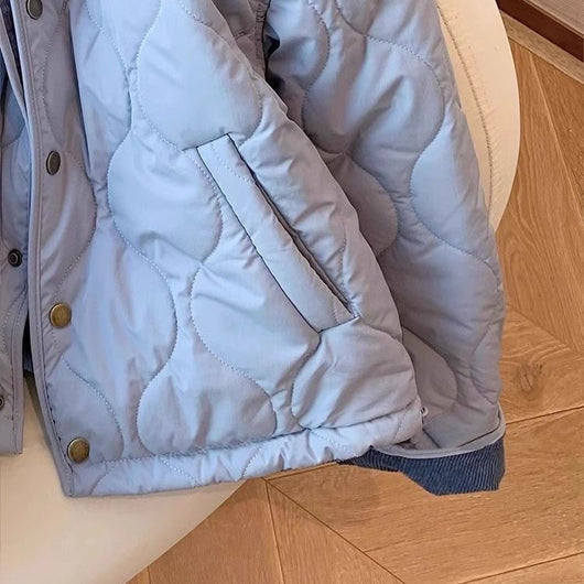 Chaqueta de Pana Azul Antienvejecimiento en Algodón para Mujer - Image 5