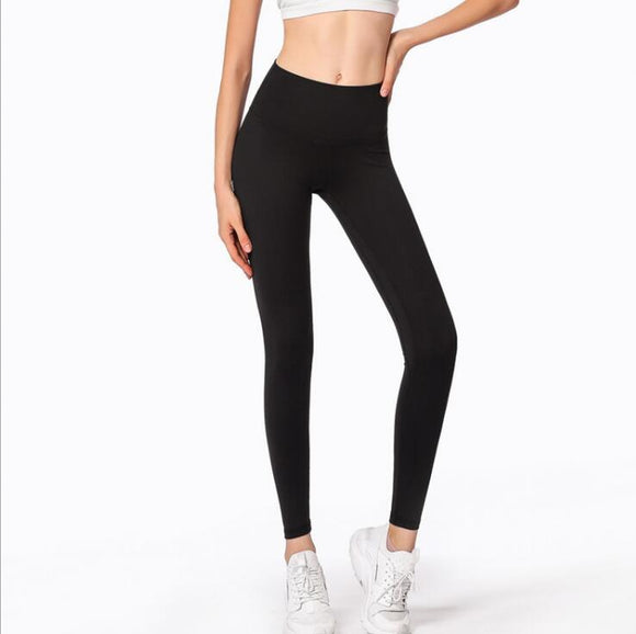 Pantalones Deportivos Cintura Alta para Mujer - Yoga y Running de Secado Rápido