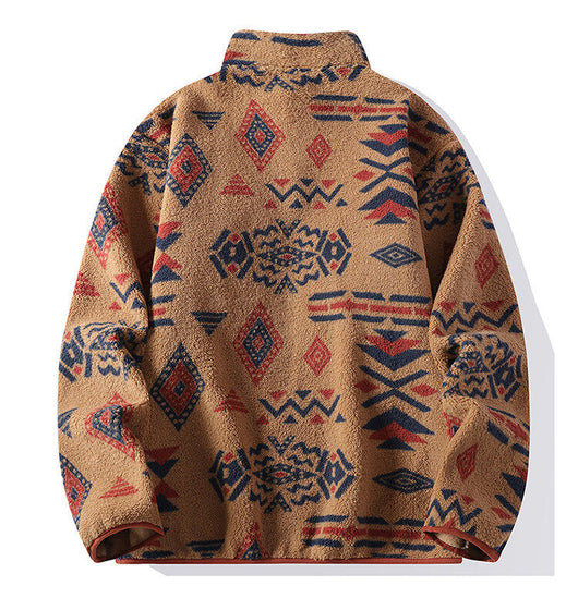 Polo Retro Tie-Dye con Cuello Alzado para Hombre - Image 8