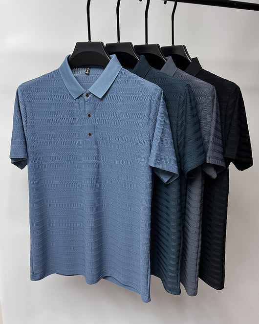 Camiseta Hombre Manga Corta Mesh Calada Seda de Hielo Premium - Image 14