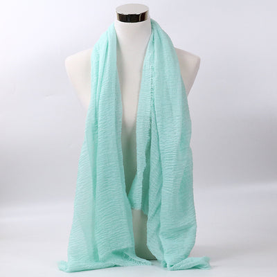 Foulard de Algodón Monocromático Versátil - Image 4