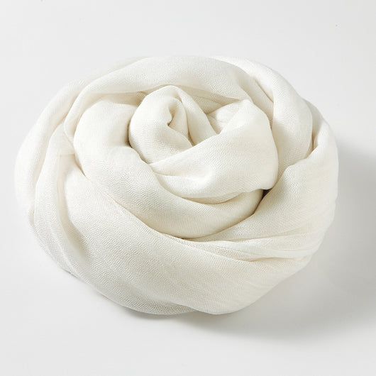 Pañuelo Artístico de Algodón y Lino - Colores Sólidos Elegantes - Image 9