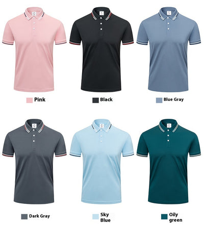 Polo Casual de Algodón ICE con Solapa - Manga Corta para Verano - Image 20