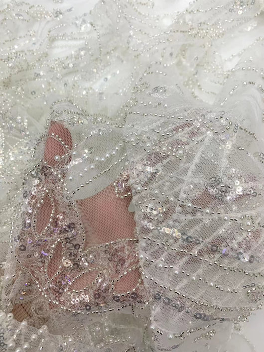 Vestido de Novia con Encaje Bordado Elegante - Image 9