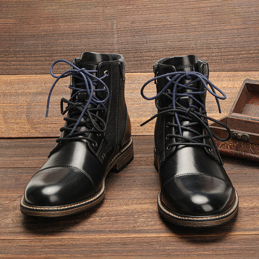 Botas de Trabajo Altas de Cuero para Hombre - Image 5