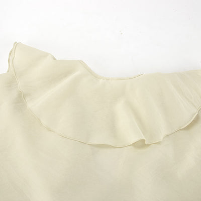 Conjunto Holgado de Escote V con Diseño de Hoja de Loto - Image 30