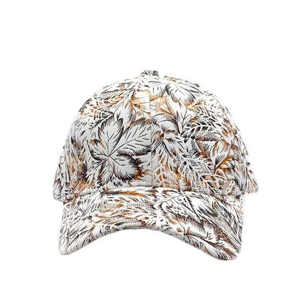 Gorra de Béisbol Estampada Versátil para Mujer