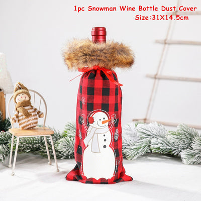 Calcetines Navideños para Botellas de Vino - Image 31