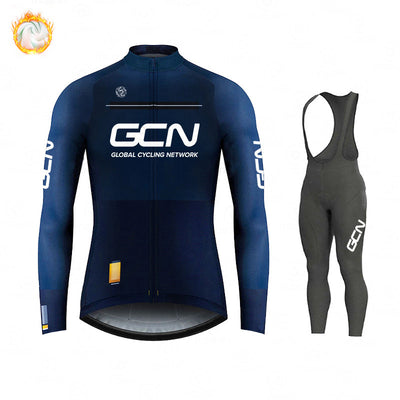 Jersey de Ciclismo Fleece Manga Larga - Serie Invierno GCN - Image 9