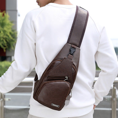 Bolsa Pecho Antirrobo USB para Hombre con Carga Rápida - Image 13