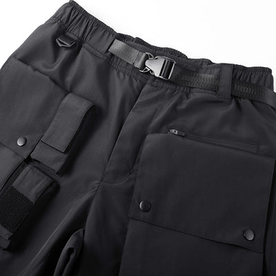 Shorts Deportivos Holgados para Hombre - Secado Rápido Verano Negro - Image 13