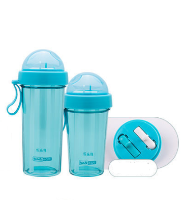 Botella Deportiva Doble Pajita 420/600ml - Hidratación Portátil Separada - Image 6