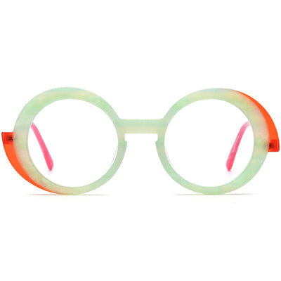 Marcos para Gafas Redondos Multicolor en Materiales Mixtos Unisex - Image 4