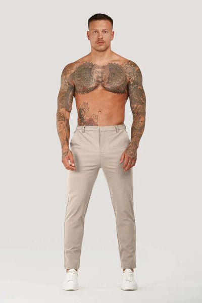 Pantalones de Vestir Casuales Lisos para Hombre - Multiusos Ejecutivos - Image 22