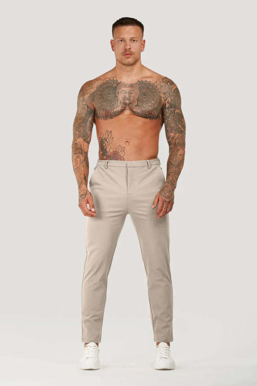 Pantalones de Vestir Casuales Lisos para Hombre - Multiusos Ejecutivos - Image 22