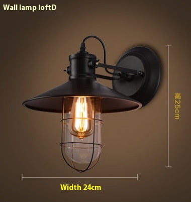 Lámpara de Pared Industrial Retro para Dormitorio y Pasillos - Image 10