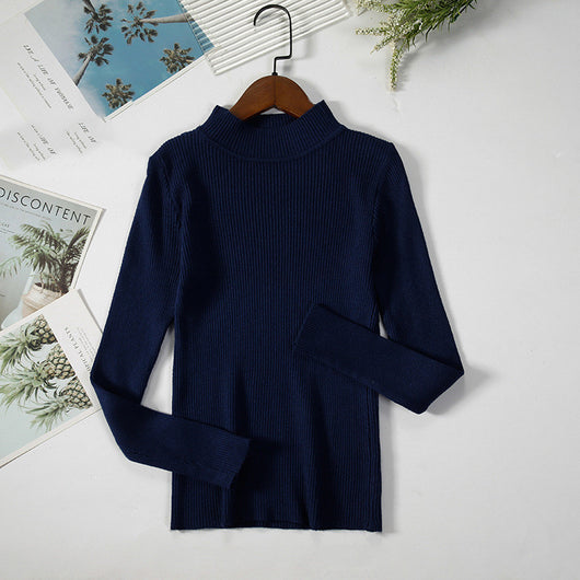 Suéter Cuello Alto Otoño Mujer - Pullover Elegante - Image 21