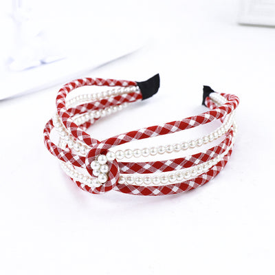 Diadema de Tela Versátil con Puntos y Colores Sólidos - Image 8