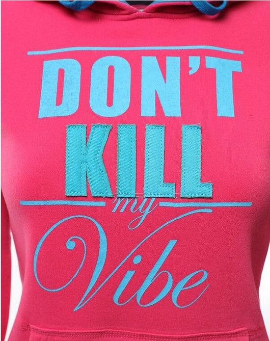 Sudadera con Capucha Ajustada Letter Blood para Mujer - Image 11