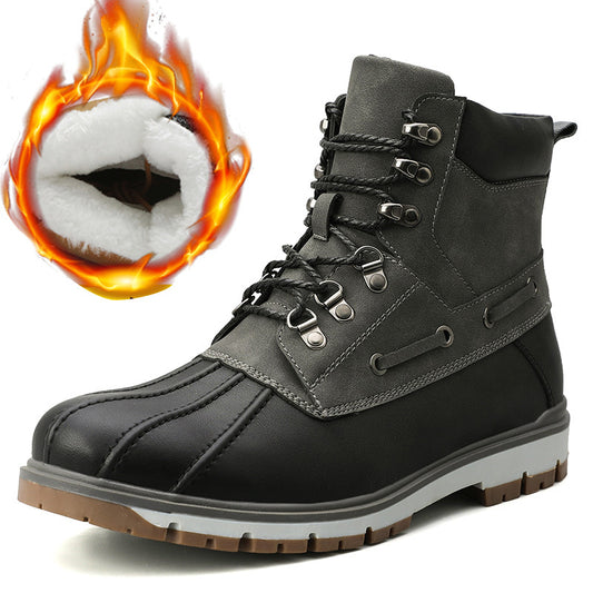 Botas de Trabajo Altas con Forro Polar y Algodón