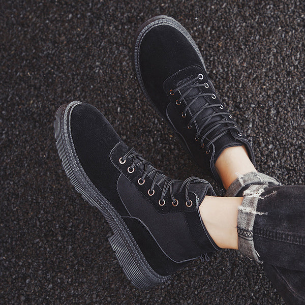 Botas Martin Hombre Estilo Británico - Zapatos Trabajo Versátil Tendencia - Image 5