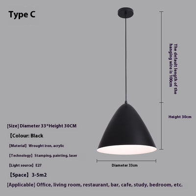 Lámpara Colgante Minimalista de Diseño Moderno para Restaurante y Bar - Image 8