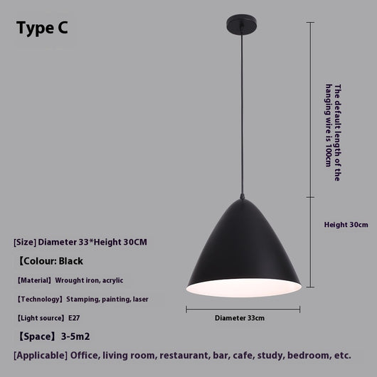 Lámpara Colgante Minimalista de Diseño Moderno para Restaurante y Bar - Image 8