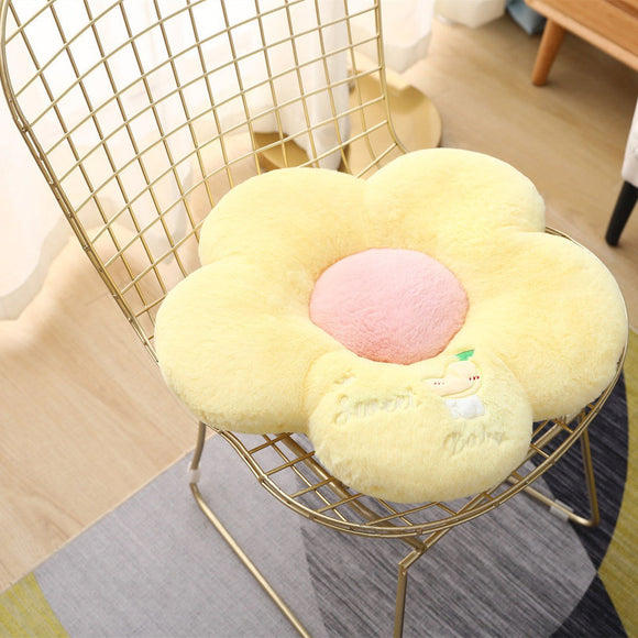 Cojín Floral Premium para Silla, Escritorio y Tatami