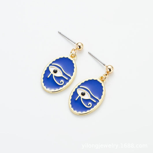 Aretes Diseñador con Motivo de Ojos - Estilo Moderno y Cautivador - Image 4