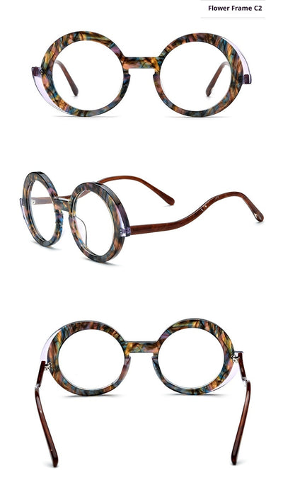 Marcos para Gafas Redondos Multicolor en Materiales Mixtos Unisex - Image 15