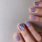Uñas Postizas Aurora Floreciente - Manicura Corta 24 Piezas