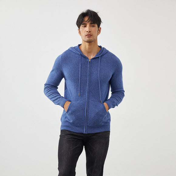 Cardigan Deportivo Casual con Capucha para Hombre