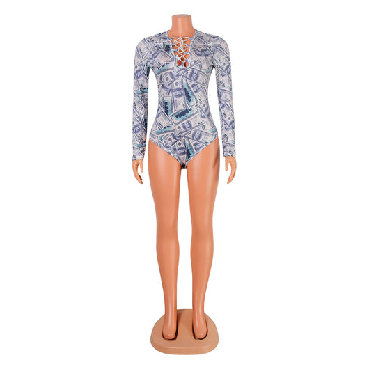 Body Ajustado de Manga Larga con Estampado - Image 6