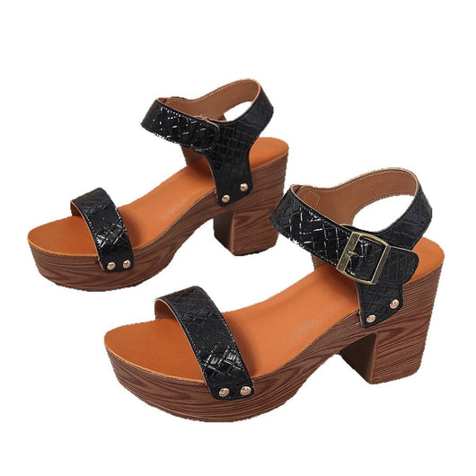 Sandalias de Tacón Alto con Tira y Punta Abierta - Image 5